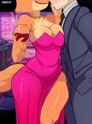 diane foxington from the bad guys by ryukman