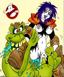 2004 extreme_ghostbusters female ghostbusters kylie_griffin nev slimer