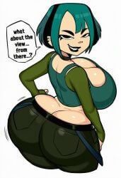 ai_generated ass ass_focus booty breasts cartoon_network cleavage emo giant_ass giant_breasts gigantic_ass gigantic_breasts goth goth_girl gwen_(tdi) hips huge_ass huge_breasts huge_hips large_ass large_breasts lubbasdump massive_ass massive_breasts thighs total_drama_island wide_hips