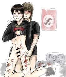 2boys blush gay_sex irkutsk_molotochniki killers male male/male self-harm selfharm skinny students swastika young