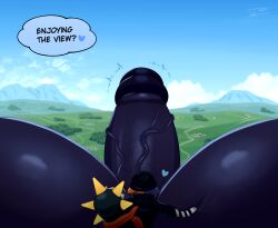 3_toes abs absurd_res anthro balls barefoot beanie bear big_balls big_breasts big_penis black_balls black_body black_glans black_nipples black_penis boots bottomwear breasts calico_cat clothed clothed_anthro clothed_female clothing cock_vore comic darkened_nipples denim denim_bottomwear denim_clothing dialogue domestic_cat english_text epic_games feet felid feline felis female first_person_view footwear foreskin forest forest_background fortnite furry furry_futa furrysunspot_(fortnite) futa_giantess futa_is_bigger futanari genitals giant_futa giantess glans glistening glistening_balls glistening_breasts glistening_genitalia glistening_glans glistening_penis gloves grass group growing growth gun handwear hat headgear headwear hi_res holding_object hood huge_balls huge_breasts huge_cock huge_thighs humanoid humanoid_penis hyper hyper_balls hyper_genitalia hyper_penis intersex jeans larger_futa larger_intersex looking_at_viewer machine_gun macro macro_futa macro_intersex male mammal meow_skulls meow_skulls_(fortnite) metal mostly_nude mostly_nude_anthro mostly_nude_futa mostly_nude_intersex nature nature_background nipples pants partially_retracted_foreskin penis plant pointy_ears potion pov prick_ears ranged_weapon raven_team_leader retracted_foreskin shoes size_difference slim slim_anthro slim_female smug smug_face speech_bubble standing sunspot_(fortnite) text thick_thighs toes tohilewd torn_clothing tree trio uncircumcised vein veiny_penis vore weapon