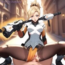 ai_generated anal anal_sex female male male/female mercy mercy_(overwatch_2_suit) no_sound penis penis_in_ass tagme video
