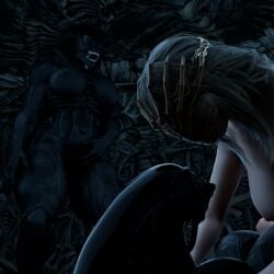 1futa 2girls 3d 3d_(artwork) alien alien_(franchise) ass balls big_ass big_balls big_breasts breasts bred breeding close-up egg elden_ring female fromsoftware futadom futanari hanging_balls heavy_balls hive intersex legs_up long_hair masturbation mating_press nude queen_marika_the_eternal runeiteer standing_masturbation thick_thighs watching xenomorph