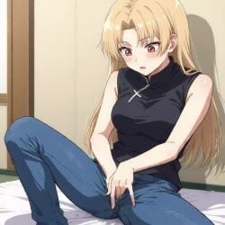 ai_generated female female_solo fingering fingers girl masturbation no_sound pussy rubbing rubbing_pussy solo solo_female tagme vaginal_penetration video yuki_tsukumo