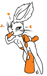 bunny-luv carrot furry k! lagomorph mascot