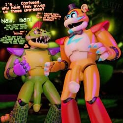 glamrock freddy (fnaf) from five nights at freddy's by moorsheadfalling