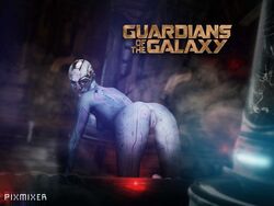 1girls blue-skinned_female blue_skin female female_only guardians_of_the_galaxy karen_gillan marvel marvel_cinematic_universe nebula_(marvel) nude nude_female pixmixer presenting solo solo_female tagme