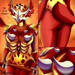 ass big_ass big_breasts boots demon demon_girl gahy_zuhl legs monster_legends only_female skull turtwig_h