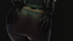 1girls animated ass_focus batman:_arkham_city batman_(series) big_ass dc dc_comics dialogue fat_ass female hands_on_ass huge_ass kishi milf moaning mother rocksteady_studios solo sound tagme talia_al_ghul talia_al_ghul_(arkham_city) video