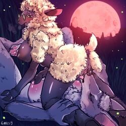 1boy 1boy1girl 1girls 2girls 3_fingers 69 2021 69_position 6mels9 animal_ears anthro anus areolae bent_legs black_body blush breasts canine caprine closed_eyes ewe female female_only full_moon fur furry furry_only glasses grey_fur hooves horizontal_pupils lamb legs_up licking licking_pussy looking_back narrowed_eyes night nipple_pinch nipples nude nude_female open_mouth outdoors pawpads pussy red_moon sheep sheep_ears short_tail steamy_breath white_fur wolf wolf_ears yuri