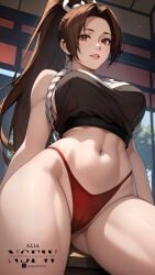 ai_generated alia_nsfw king_of_fighters mai_shiranui the_king_of_fighters