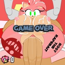 1girls amy_rose anthro big_breasts big_penis branding_mark ctrl-z cum cum_on_breasts cum_on_face cum_on_head defeated defeated_heroine edit eggman_logo female full_nelson game_over human_on_anthro large_ass large_breasts property rape sega sex sonic_(series) sonic_transformed_(series) sonic_transformed_3 vaginal_penetration writing_on_ass