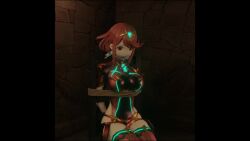 breasts chair_bondage core_crystal gagged iorel-renders muffled_sounds music nintendo pyra pyra_(xenoblade) red_eyes red_hair red_shorts rope rope_bondage short_hair sound struggling tagme thigh_strap thighhighs thighs tiara video white_skin xenoblade_(series) xenoblade_chronicles_2