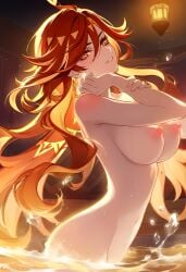 ai_generated breasts completely_nude genshin_impact hentailove mavuika_(genshin_impact)