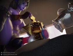 1futa 3d animal_genitalia_on_humanoid animated breasts female floating_torso futa_on_female futanari horsecock horsecock_futanari horsecock_on_humanoid iidssm_sfm league_of_legends orianna penis robot robot_girl soraka tagme vaginal_penetration video