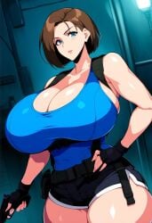 1female 1girls ai_generated dan16369336 female female_only jill_valentine resident_evil solo solo_female tagme twitter_link