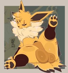 big_penis eeveelution feral huge_cock jolteon justkindofhere male_only penis pokemon pokemon_(species) thick_thighs wide_hips