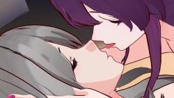 2girls animated female female_only french_kiss french_kissing honkai:_star_rail kafka_(honkai:_star_rail) kissing krinn_ani sound stelle_(honkai:_star_rail) tagme tongue tongue_kiss video yuri