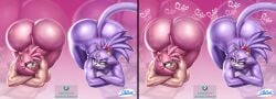 amy_rose anthro ass big_ass big_butt blaze_the_cat blu_rent bubble_butt clapping_cheeks female female_only furry furry_art round_ass sonic_(series) tagme thick thick_ass twerking