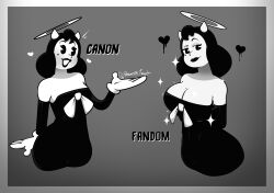 alice angel from bendy and the dark revival by beanontoast