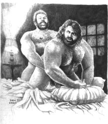 dade_ursus archived_source original gay yaoi tagme male male_only monochrome traditional_media 1997
