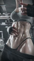1female 1girls 3d 3d_animation abs after_workout alternate_body_type animated athletic_female big_breasts black_hair blender blender_(software) blender_cycles bra breasts cellphone cleavage clothed clothed_female crotch female female_focus female_only final_fantasy final_fantasy_vii final_fantasy_vii_remake fit fit_female gym gym_clothes hips hips_wider_than_shoulders human human_female large_breasts legs light-skinned_female long_hair long_legs long_nails longer_than_10_seconds medium_breasts miwo3x muscles muscular muscular_female navel navel_piercing no_sound panties perfect_body piercing ponytail r realistic selfie selfie_pose sexy sexy_body sexy_female shaved_crotch short_playtime shorter_than_30_seconds slim_waist smartphone solo sports_bra sporty standing sweat sweatdrop sweating tagme tank_top tanktop tied_hair tifa_lockhart tomboy toned toned_female very_long_hai video wet wet_body wet_skin wide_hips workout workout_clothes