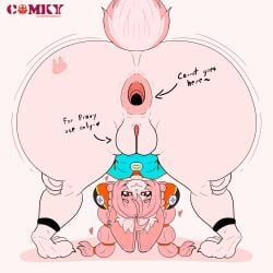 1girls anthro anthro_only anus ass ass_bigger_than_head ass_focus big_ass big_thighs bunny bunny_ears bunny_girl bunny_tail comky dialogue dumptruck_ass dumptruck_butt enormous_ass enormous_thighs female fur furry gigantic_ass gigantic_thighs glory_hole glory_wall hoyoverse huge_ass huge_thighs hyper hyper_ass hyper_thighs imminent_sex puffy_anus pussy sweat sweatdrop sweating text thick_thighs thighs thighs_bigger_than_head zenless_zone_zero zhao_(zenless_zone_zero) looking_at_viewer