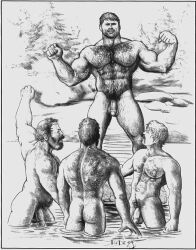 dade_ursus archived_source original gay yaoi tagme male male_only monochrome traditional_media 1993