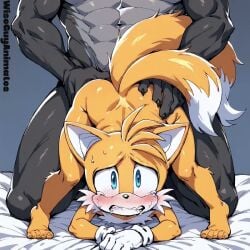 ai_generated anal_sex animated anthro crying doggy_style feet furry gay knotting male/male male_only size_difference sonic_(series) sound tagme tails tails_the_fox tails_unfortunate_romance(game) tears video voice_acted wiseguy yaoi
