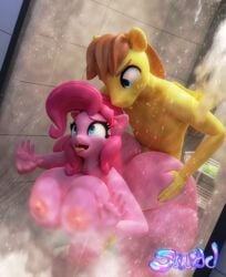 3d 3d_(artwork) anthro ass big_breasts big_butt blender_(software) breasts butt_grab conditional_dnp digital_media_(artwork) duo earth_pony equid equine fan_character female friendship_is_magic hand_on_butt hasbro hi_res horse male male/female mammal my_little_pony pegasus pinkie_pie_(mlp) pony rory_kenneigh sex shower skinny_male snuddy straight_hair wings