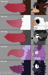99_nights_in_the_forest animal_genitalia anthro antlers avian bat_(99_nights_in_the_forest) big_butt big_eyes bird bovid brown_body brown_fur butt caprine cat_(99_nights_in_the_forest) deer deer_(99_nights_in_the_forest) digital_media_(artwork) feathers fur glistening glistening_eyes grey_body grey_fur group horn horror_(theme) knot male mammal nejajiku_nsfw open_mouth owl owl_(99_nights_in_the_forest) penis penis_chart penis_size_difference ram_(99_nights_in_the_forest) roblox roblox_game sheep