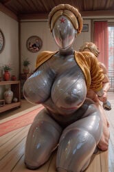 1girls ai_generated android atomic_heart big_breasts big_thighs blonde_hair breasts crown_braid curvaceous curvy curvy_figure cyborg cyborg_girl digital_media_(artwork) ekaterina_nechayeva female focus_entertainment gynoid hips hourglass_figure huge_ass huge_breasts huge_thighs large_breasts large_thighs legs mature mature_female metallic_body mundfish pankerg left_(atomic_heart) robot robot_girl russian russian_female the_twins_(atomic_heart) thick thick_hips thick_legs thick_thighs thighs voluptuous voluptuous_female waist wide_hips wide_thighs 1boy1girl 1boy male male/female straight sex size_difference height_difference human/humanoid human/robot robot/human human_on_robot robot_on_human