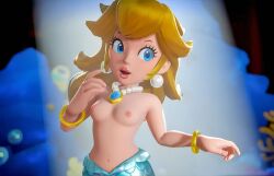 mermaid peach from mario (series)