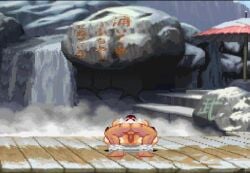 1boy1girl 2d alternate_breast_size asian_male background_character big_breasts bouncing_breasts breasts capcom commission crossover crown cum cum_in_pussy cum_inside ejaculation female fighting_game final_fantasy final_fantasy_vii gif huge_breasts japanese_male large_breasts laying_down laying_on_ground linn_kurosawa long_hair m.u.g.e.n male male/female male_on_top male_penetrating_female mating_press missionary_position no_sound onsen partially_clothed penetration pinned_down pixel_art plap pussy ryu_(street_fighter) sex square_enix squatting straight street_fighter street_fighter_iii strider_(video_game) submissive_female tank_top tank_top_lift tifa_lockhart tong_pooh waitress