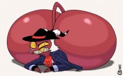 breathotter mr_otter_breath crimson_(helluva_boss) helluva_boss gay thick_thighs thicc_thighs 1male male 1femboy only_male bubble_ass bubble_butt enormous_ass large_ass big_ass ass massive_ass huge_ass massive_butt large_butt huge_butt ass_focus butt_focus massive_thighs huge_thighs wide_thighs gif animated 2d_animation red_skin imp