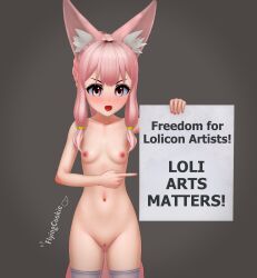 1:1 1girls 3d 3d_(artwork) 4k animal_ears anime_style belly belly_button blush breasts female female_focus female_only flyingcookie fox_ears fox_girl fox_tail kemonomimi koikatsu looking_at_viewer no_background nude open_eyes open_mouth oppai original original_character pantyhose petite petite_body petite_female pigtails pink_eyes pink_hair pussy self_upload short_hair small_breasts text twintails uncensored watermark young young_female younger_female
