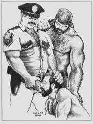 dade_ursus archived_source original gay yaoi tagme male male_only monochrome traditional_media 1997