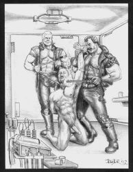 dade_ursus archived_source original gay yaoi tagme male male_only monochrome traditional_media 1992