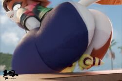 3d 3d_animation animated animation anthro ass butt_crush cat_ears cat_tail clapping_cheeks crush crushed_by_ass facesitting female fortnite furry meow_skulls_(nonarycubed) meowskulls rochin1000 sitting tagme thick_ass thick_thighs thighs video video_games