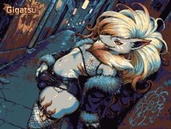 ai_assisted ai_generated animated animation aseprite_(artwork) crossdressing femboy feminine_male feminization furry gif gigatsu hisuian_form hisuian_zoroark limited_palette penis_bulge pixel_animation pixel_art pokemon sissy trap twitching zoroark