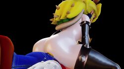 big_ass cunnilingus_through_clothes kishi mario mario_(series) princess_peach