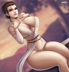 rey from star wars by flowerxl