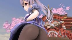 1girls 3d animated ass ass_focus ass_up ass_visible_through_thighs big_ass big_butt brap bubble_butt curvaceous curvy fart fart_cloud fart_fetish farting_at_viewer female female_only fetishtrash genshin_impact holding_stomach keqing_(genshin_impact) looking_at_viewer sound source_filmmaker tagme tight_clothing tights video voluptuous wet_fart