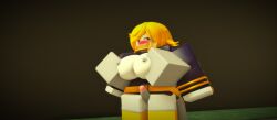 1boy 3d big_breasts breasts breasts dick female heart_eyes penis roblox roblox_avatar robloxian self_upload short_hair socks straight tagme thigh_highs yellow_hair