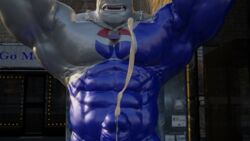 16:9 1boy 3d 3d_(artwork) bara darkviperbara deimos gay male_only mascot pepsi pepsiman tagme