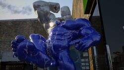 16:9 1boy 3d 3d_(artwork) bara darkviperbara gay male_only mascot pepsi pepsiman tagme