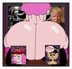 1futa 1girls adventure_time animated anthro ass balls big_ass big_balls big_breasts big_butt big_penis breasts butt cowgirl_position crossover donald_trump duo female futa_on_female futanari huge_ass humanoid humanoid_penis kitty_katswell orange_eyes penis pink_eyes pink_hair pink_skin political princess_bubblegum pussy riding riding_penis rodeo sex t.u.f.f._puppy tan_body tan_fur theslashfive vaginal_penetration vaginal_sex