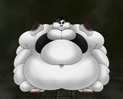 2022 almost_nude anonymous_artist bbw big_belly bloody_hands commission creepy fat_fetish goofy_ahh hyper_fat karamari_hospital monster_6 nightmare_fuel nightmare_waifu obese request simple_shading spooky's_house_of_jump_scares spooky's_jump_scare_mansion ssbbw ussbbw weight_gain