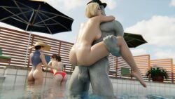 1boy 1boy1girl 1girls 1monster 3d 3d_(artwork) 3d_model 3girls ada_wong ada_wong_(adriana) alternate_hair_color anal anal_sex arms_around_neck arms_around_partner asian asian_female ass background_characters balls beach_umbrella big_dom_small_sub big_penis bigger_male biohazard blender blonde_asian blonde_hair bob_cut breast_squish breasts_against_chest broad_shoulders capcom carrying_partner claire_redfield claire_redfield_(jordan_mcewen) completely_nude_female couple fedora female gasp grey-skinned_male grey_skin hand_on_penis hat height_difference holding_on huge_cock humanoid interspecies jill_valentine jill_valentine_(sasha_zotova) large_penis larger_male light-skinned_female male male/female medium_hair monster monster_on_female monsterfucker monsterfucking mr_x multiple_girls muscular_male naked_hat nude_female perky_balls pool_sex protagonistsub_antagonistdom public public_sex pussy_grip resident_evil resident_evil_2 resident_evil_2_remake resident_evil_3 resident_evil_3_remake short_hair size_difference smaller_female stand_and_carry_position stephanie23 stockholm_syndrome straight straw_hat stretched_anus sun_hat swimming_pool taller_male thick_penis tight_fit tyrant tyranted upright_straddle viewed_from_below water yellow_hat