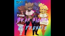 4girls animatronic bonnie_(fnaf) chica_(fnaf) commission cutie-tooty-booty facefart facesitting fart fart_fetish farting femdom five_nights_at_freddy's foxy_(fnaf) freddy_(fnaf) furry group_farting night_guard_(fnaf) sound sound_only_video static_gif tagme teasing video